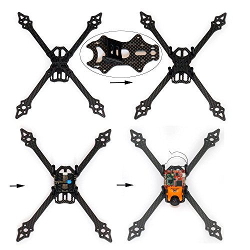 Carbon fiber 5" quadcopter frame
