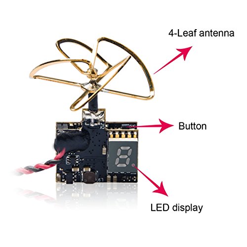 Micro FPV Camera with Transmitter and Antenna
