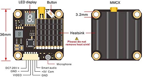 Long Range FPV Transmitter with OSD Configuration