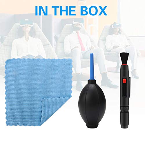 Lens cleaning pen for VR headsets and drones