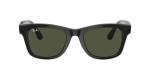Wayfarer Smart Glasses in Shiny Black/Green