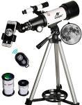 70mm Astronomical Refracting Telescope with Accessories