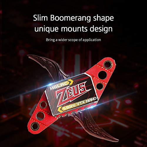 HGLRC Zeus 350mW FPV Transmitter for Drones