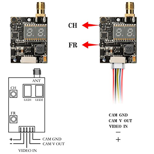 High-Quality FPV Transmitter & Camera Combo