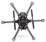 S550 6-axis Hexacopter Drone with Carbon Fiber Gear
