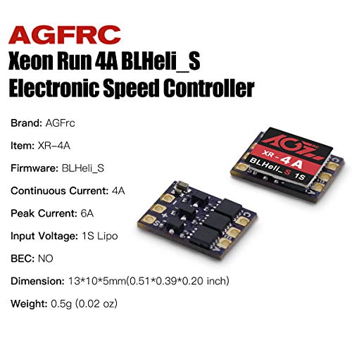 AGFRC Mini Brushless ESC for RC Drones