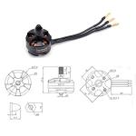 4Pcs 2300KV Brushless Motors for Racing Drones