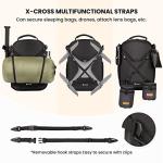Hardshell DSLR Camera Backpack with Raincover