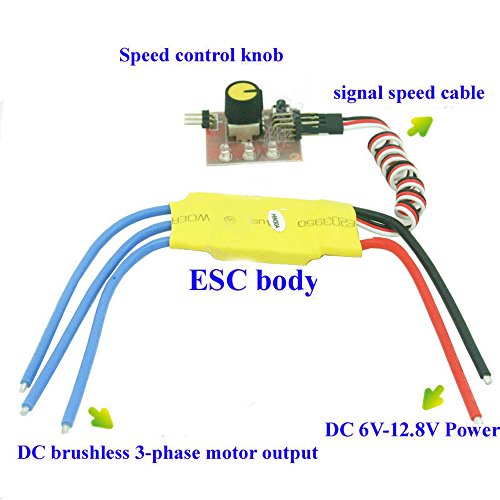 30A Brushless Motor Speed Control Driver