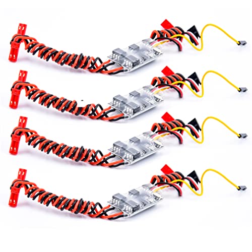 Bidirectional Brushed ESC for RC Models (4PCS)