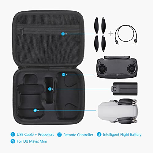 Mavic Mini Carrying Case with Accessories Protective Cover