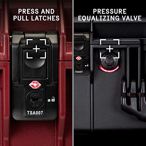 Pelican Air 1615 Travel Case - Suitcase Luggage (Red)