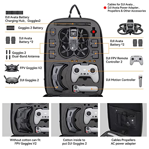 Avata Pro-View Backpack: Waterproof Storage for Accessories