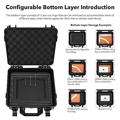 SYMIK Waterproof Carrying Case for DJI Mini 3 Pro
