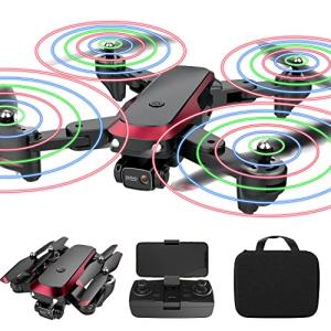 4K Camera Drone with Gesture Control & LED Lights
