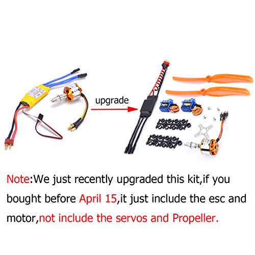 RC Plane Motor, ESC, Servos & Prop Set