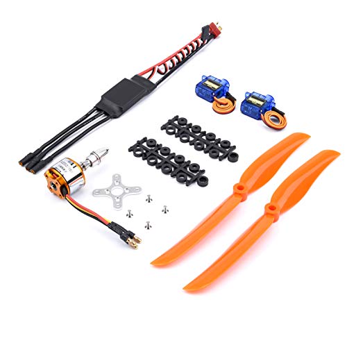 RC Plane Motor, ESC, Servos & Prop Set
