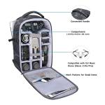 Camera backpack with hardshell case and tripod holder