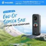 360 Waterproof Action Cam with AI Editing & Live Streaming