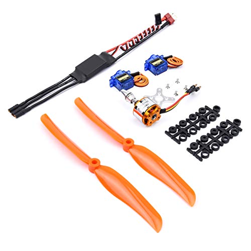 RC Plane Motor, ESC, Servos & Prop Set
