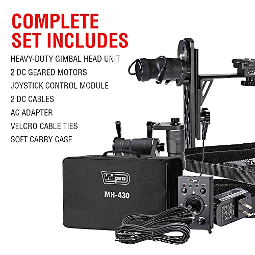 Motorized Pan & Tilt Gimbal Set - DSLR Compatible