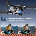 Foldable FPV Drone with 1080P Camera & Extras