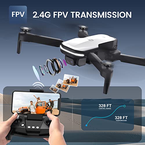 Foldable FPV Drone with 1080P Camera & Extras