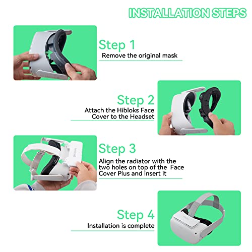 Cooling Fan Face Cover for Oculus Quest 2