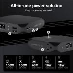Omni 20+ Power Bank Bundle with Case & Fast Charger