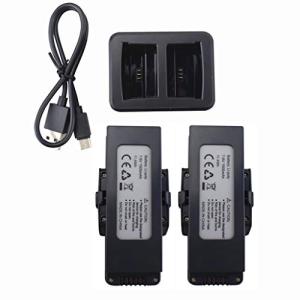 2 Lithium Batteries & Charger for MJX B7 Drone