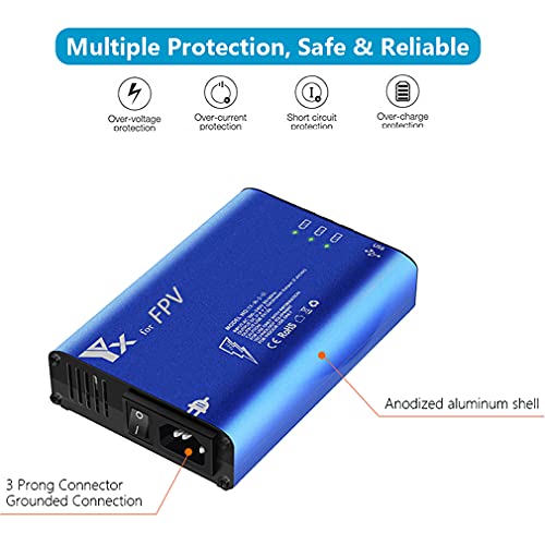Anbee 5-in-1 Multi Battery Charger for DJI Drone