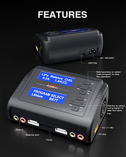 Racepow RC Battery Charger - Universal & Dual
