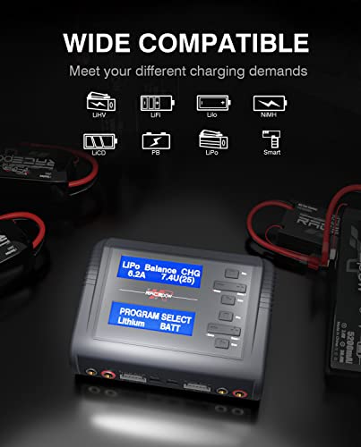 Racepow RC Battery Charger - Universal & Dual