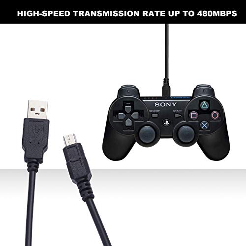 Yizerel Dual PS3 Controller Charger + Cables