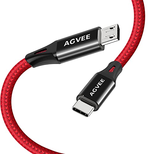 2-Pack USB-C to Micro USB Cable for Android