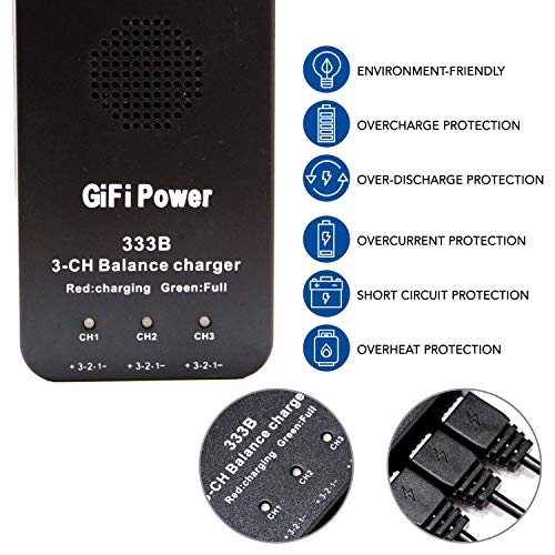 MaximalPower 3-in-1 Balance Charger for Hubsan Zino Drone