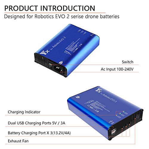 Hanatora Charger for Autel EVO II Drone