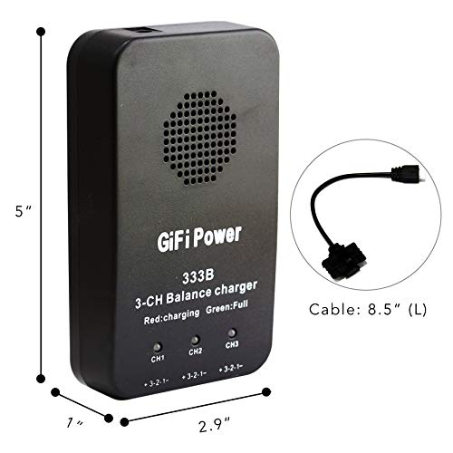 MaximalPower 3-in-1 Balance Charger for Hubsan Zino Drone