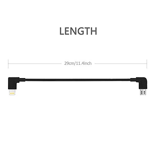 Micro USB to iPhone Cable for DJI Drones