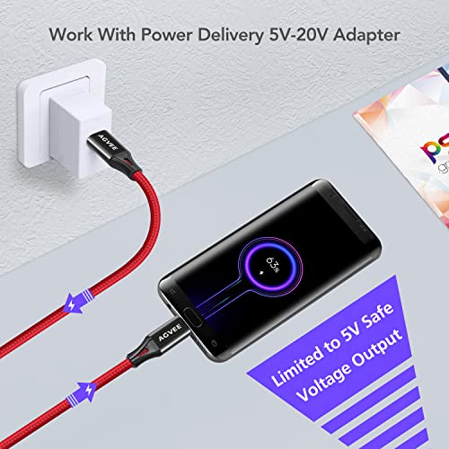 2-Pack USB-C to Micro USB Cable for Android