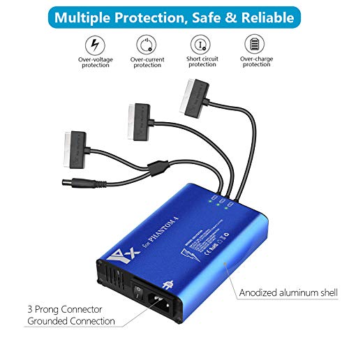 Multi-Charger for DJI Phantom 4 Series Drone
