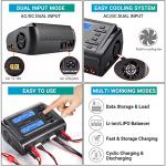 Hiyiton Dual Port Battery Charger with LCD Display