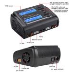 Hiyiton Dual Port Battery Charger with LCD Display