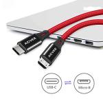 2-Pack USB-C to Micro USB Cable for Android