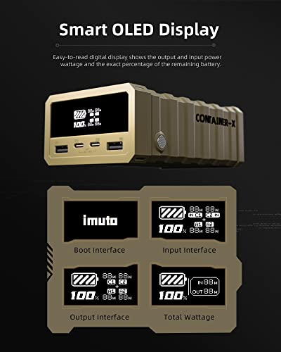 Portable Charger for Steam Deck with 26800mAh