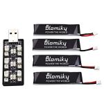 Blomiky 1S Lipo Battery 4-Pack for Tinyhawk