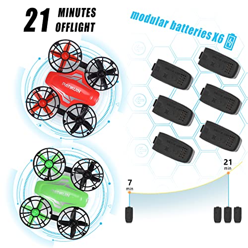 Mini Drone 2 Pack for Kids & Beginners