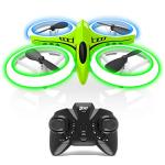 Mini Drone with LED Lights - Green