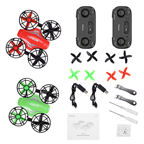 Mini Drone 2 Pack for Kids & Beginners