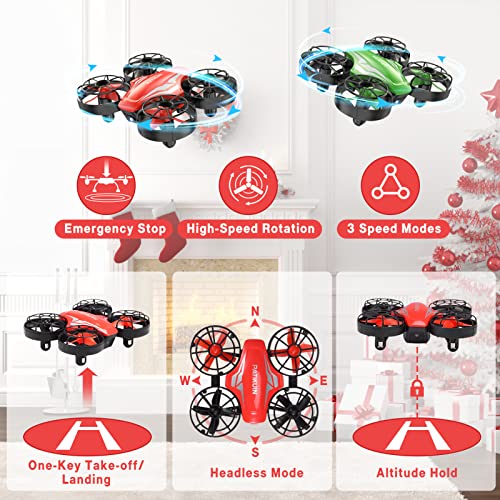Mini Drone 2 Pack for Kids & Beginners
